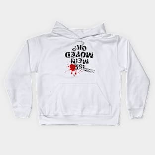 Is my moped ok? (black text) Kids Hoodie